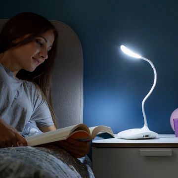 Lampa de masa LED reincarcabila, sensibila la atingere Lum2Go InnovaGoods