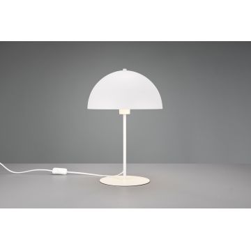 Lampa de masa Nola, TRIO, 30x45 cm, 40W, 1x E27, metal, alb mat
