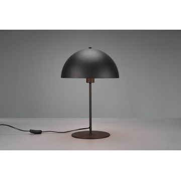 Lampa de masa Nola, TRIO, 30x45 cm, 40W, 1x E27, metal, negru mat