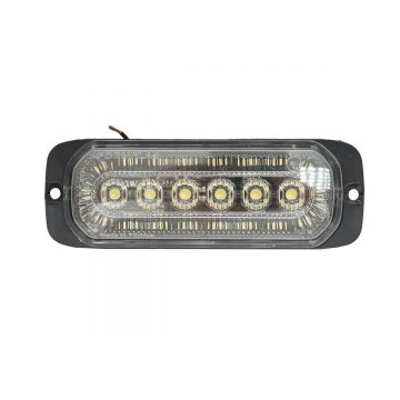 Lampa laterala gabarit LED 12-24V, alb intermitent 132x46mm , Cod: BK79685, Brand: BRECKNER GERMANY