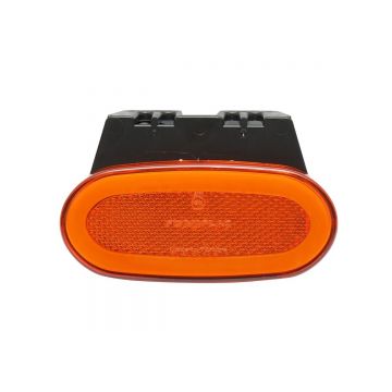 Lampa laterala gabarit LED ovala neon cu suport 12-24V, galben 105x46mm , Cod: BK79670, Brand: BRECKNER GERMANY