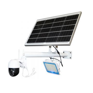 Lampa LED 200W cu panou solar 50W si camera supraveghere WIFI , Cod: BK69683,Brand: BRECKNER GERMANY