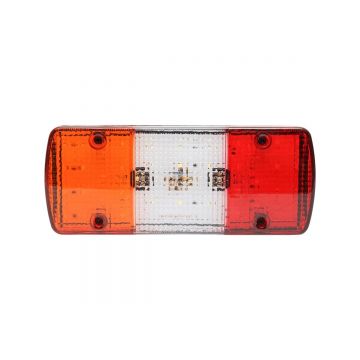 Lampa spate dreptunghiulara 28 LED-uri cu 3 compartimente 12V, Cod: BK69082, Brand: UTB