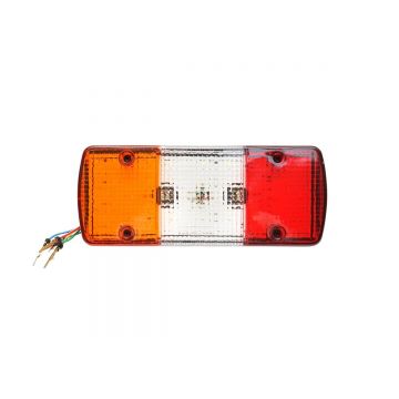 Lampa spate dreptunghiulara 28 LED-uri cu 3 compartimente 24V, Cod: BK69083, Brand: UTB