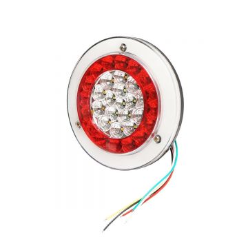 Lampa stop spate rotunda 24V 56 LED-uri 150x35mm, Cod: BK69512, Brand: BRECKNER GERMANY