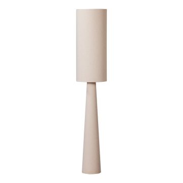Lampadar bej cu abajur textil (înălțime 187 cm) Loft – WOOOD
