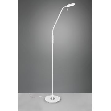 Lampadar Monza, TRIO, 25x50x145 cm, 12W, 1x SMD, metal, alb mat