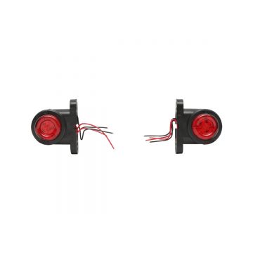 Lampi laterale de gabarit cu LED 12-24V, rosu-alb FR0102, Cod: BK69442, Brand: BRECKNER GERMANY