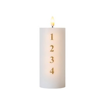 Lumânare LED cu baterii (înălțime 15 cm) Sille Advent – Sirius