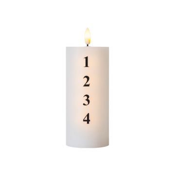 Lumânare LED cu baterii (înălțime 15 cm) Sille Advent – Sirius