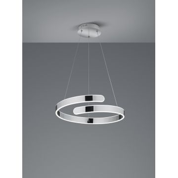 Lustra Parma, RL, 50x150 cm, 37W, 1x SMD, metal, argintiu