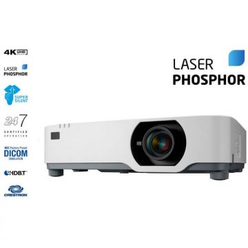 NEC Videoproiector profesional 4K NEC P627UL, WUXGA, 6200 lumen, Alb