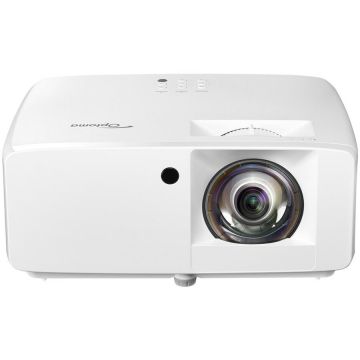 OPTOMA Videoproiector laser Optoma GT200HDR short-throw, compact, FullHD, 3500 lumeni, contrast 300000:1, Alb