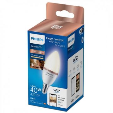 Philips Bec LED inteligent Philips, lumanare, Wi-Fi, Bluetooth