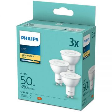 Philips LED 50W GU10 WW 36D 3PF/8 DISC