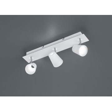Plafoniera Narcos, TRIO, 45x7.5x16 cm, 6.5W, 3x SMD, metal, alb mat