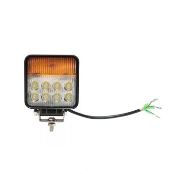 Proiector LED cu semnalizare 12-48V, 48W, 3 functii, carcasa aluminiu 110x110x42mm, Cod: BK79843