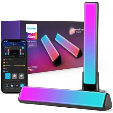 Set 2 lampi LED inteligente, Govee Flow Plus Light Bars