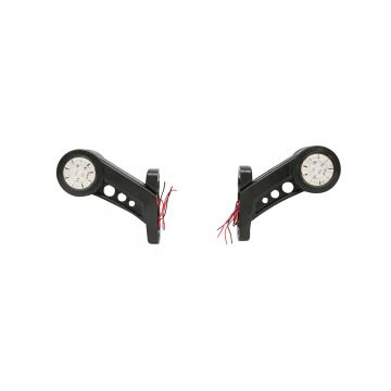Set lampi laterale de gabarit cu LED 12-24V, rosu-alb, PVC elastic, Cod: BK69513, Brand: BRECKNER GERMANY