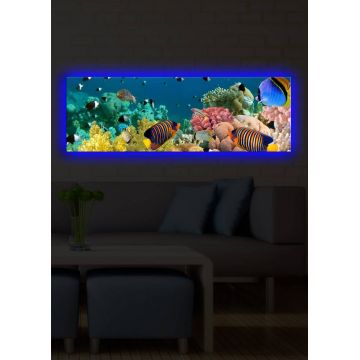 Tablou cu LED 3090DACT Multicolor 30x90x3 cm