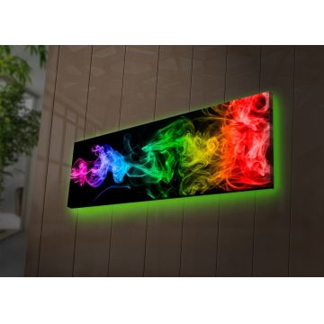 Tablou cu LED 3090DACT Multicolor 30x90x3 cm
