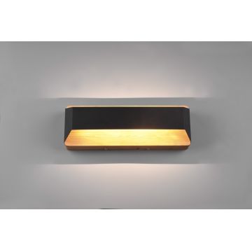 Aplica de perete Arino, TRIO, 35.2x12 cm, 13.5W, 1x SMD, metal, negru mat/natur