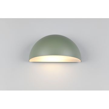 Aplica de perete pentru exterior Maas, TRIO, 27x15.5x14.3 cm, 10W, 1x E27, aluminiu, verde