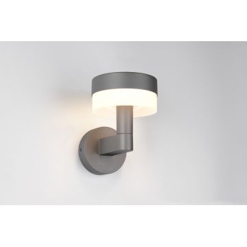 Aplica de perete pentru exterior Mackenzie, TRIO, 22x16.5x22.5 cm, 8W, 1x SMD, aluminiu, antracit