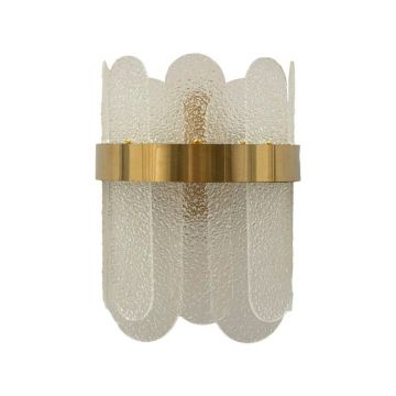 AplicÄde perete aurie din sticlÄGris âu0080Mauro Ferretti