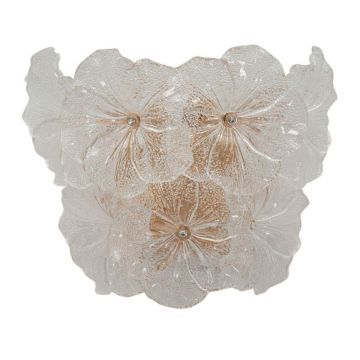 AplicÄde perete aurie din sticlÄIbiscus âu0080Mauro Ferretti