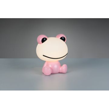 Lampa de masa Hopper, RL, 19.5x16.5x24.5 cm, 0.3W, 1x SMD, plastic, roz