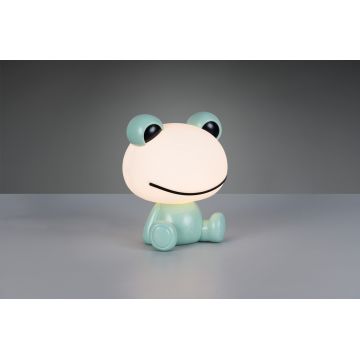 Lampa de masa Hopper, RL, 19.5x16.5x24.5 cm, 0.3W, 1x SMD, plastic, verde