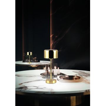 Lampa de masa Jeff, RL, 12.6x30 cm, 1.5W, 1x SMD, metal, bronz