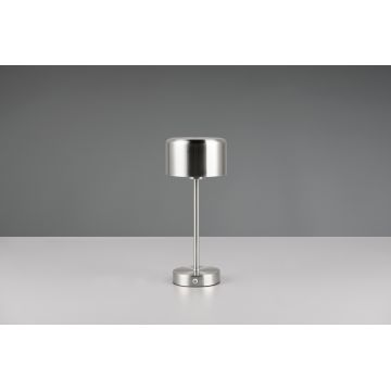 Lampa de masa Jeff, RL, 12.6x30 cm, 1.5W, 1x SMD, metal, nichel mat