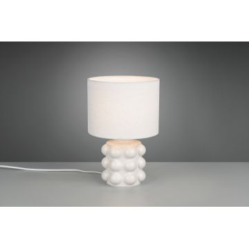 Lampa de masa Kate, RL, 20x30 cm, 40W, 1x E14, ceramica, alb