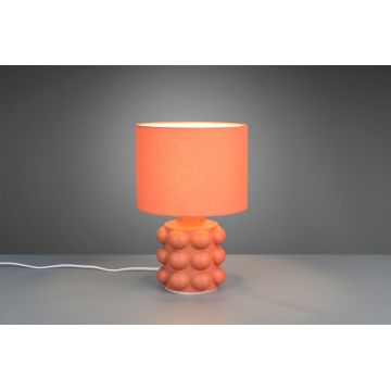 Lampa de masa Kate, RL, 20x30 cm, 40W, 1x E14, ceramica, apricot