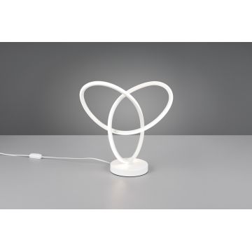 Lampa de masa Lando, RL, 28x12x28 cm, 8W, 1x SMD, metal, alb mat