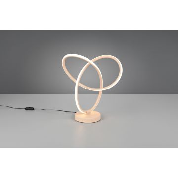 Lampa de masa Lando, RL, 28x12x28 cm, 8W, 1x SMD, metal, bej