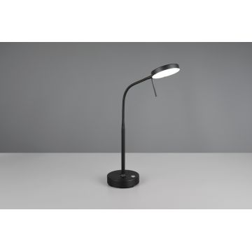 Lampa de masa Moreno, RL, 14x11x65 cm, 3W, 1x SMD, metal, negru mat
