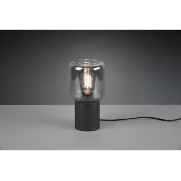 Lampa de masa Nico, RL, 13x24 cm, 40W, 1x E27, metal, negru mat