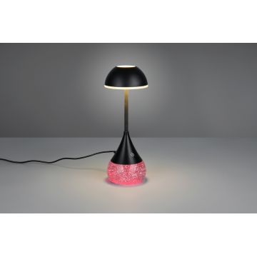 Lampa de masa Tembo, RL, 11x28.3 cm, 4.5W, 1x SMD, plastic, negru