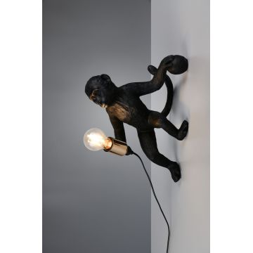 Lampa de perete Louy, RL, 35x20x36.5 cm, 15W, 1x E27, polirasina, negru