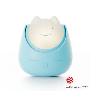 Lampa de veghe Nosiboo Zigg antrenor de somn pentru copii cu lumina rosie si temporizator Blue