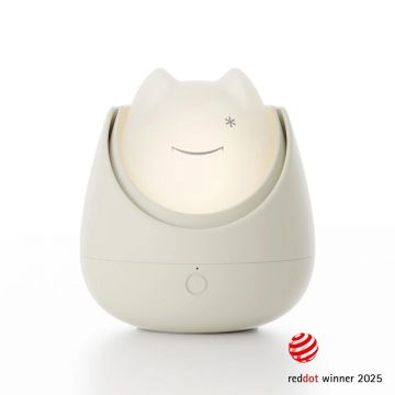 Lampa de veghe Nosiboo Zigg antrenor de somn pentru copii cu lumina rosie si temporizator Grey