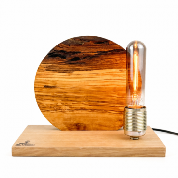 Lampa decorativa din lemn de maslin