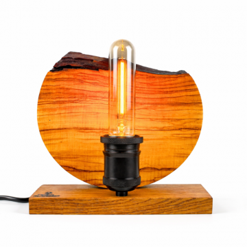 Lampa decorativa din lemn de maslin