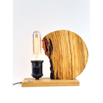 Lampa decorativa din lemn de maslin