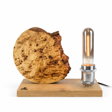 Lampa decorativa din lemn de plop