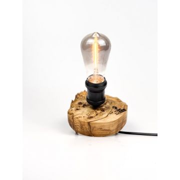 Lampa decorativa handmade din plop bubos