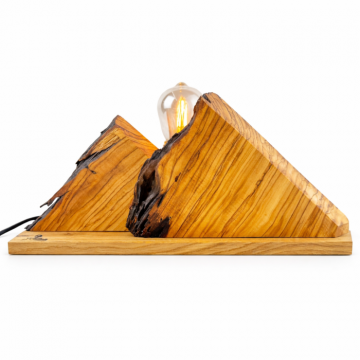 Lampa decorativa , zMunte,   din lemn de maslin